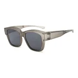Matte Gray Frame with Gray Lens