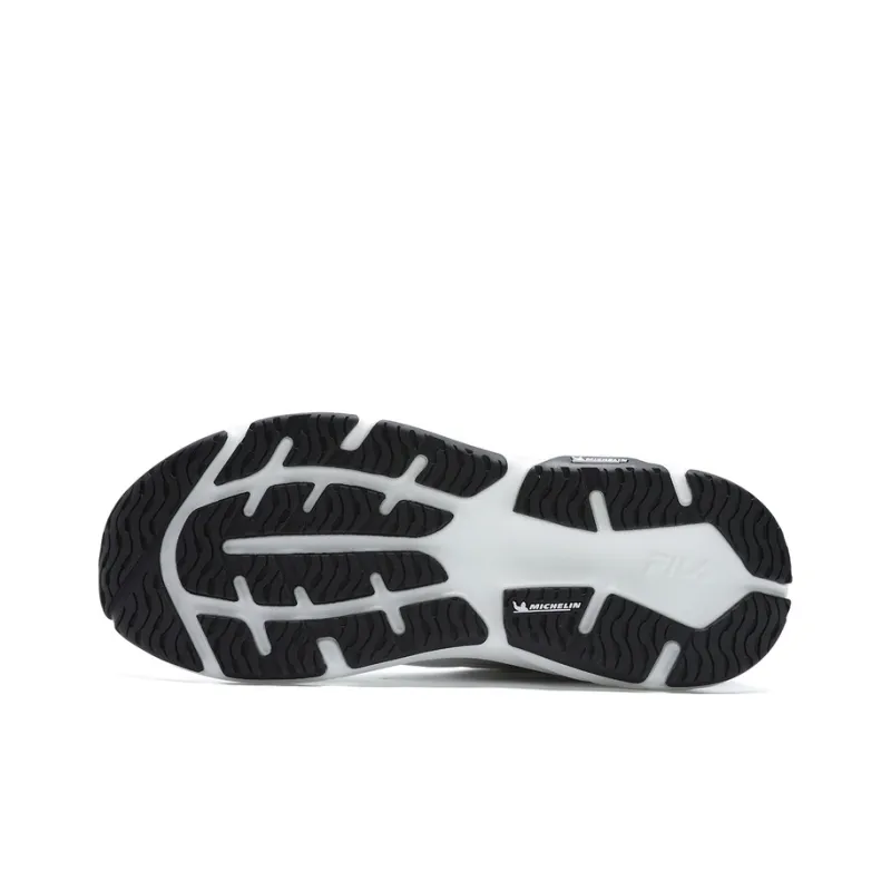 FILA BOA NUVOLE 2 Anti Slip And Wear Resistant Breathable Low Top Running Shoes Men's Outstanding White-3
