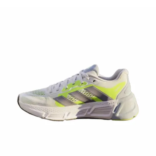 Adidas Questar Running Shoes Women's Low-Top Cloud White/Silver Purple/Clear Lemon