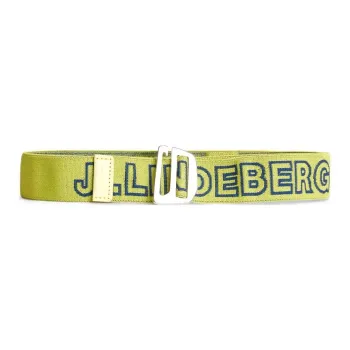 J.Lindeberg Badge Embroidery Polyester Other Belts Men's Green Width 3.5CM