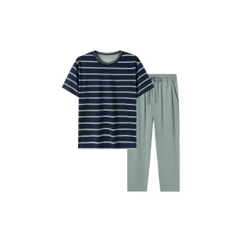 Shuya Pajama Set Men's Royal Blue