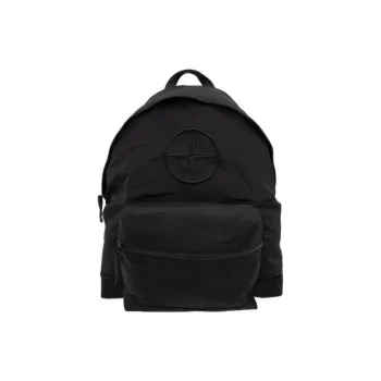 STONE ISLAND Polyester Backpack Men's Black