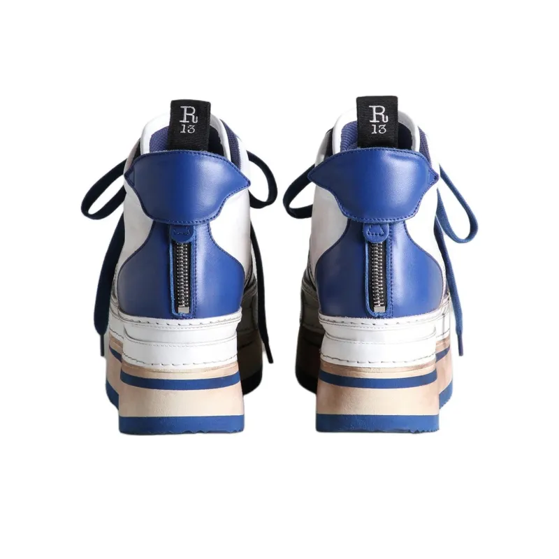 R13 Riot Low-Top Skateboard Shoes Women's Blue-4
