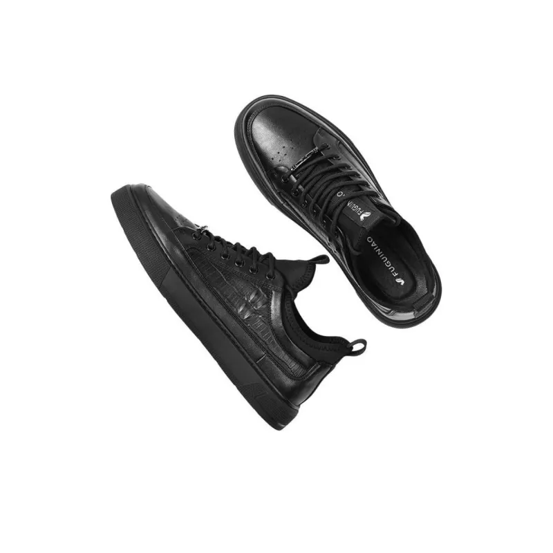 Rich Birds Slip-Resistant Water-Resistant Low-Top Skateboard Shoes Men's-1