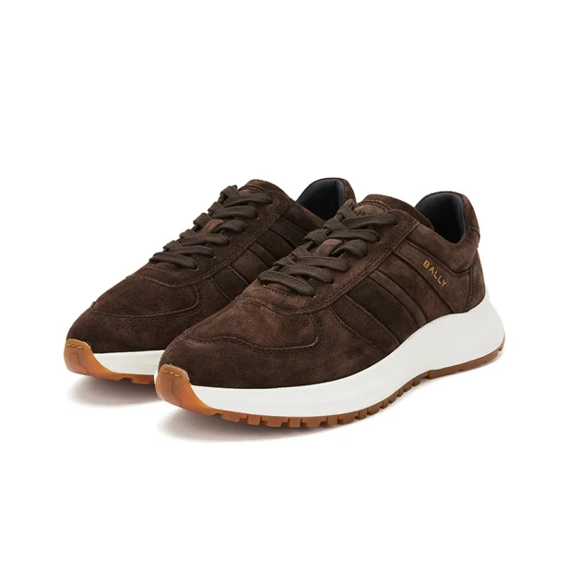 BALLY Low Top Casual Shoes Men's Brown-3