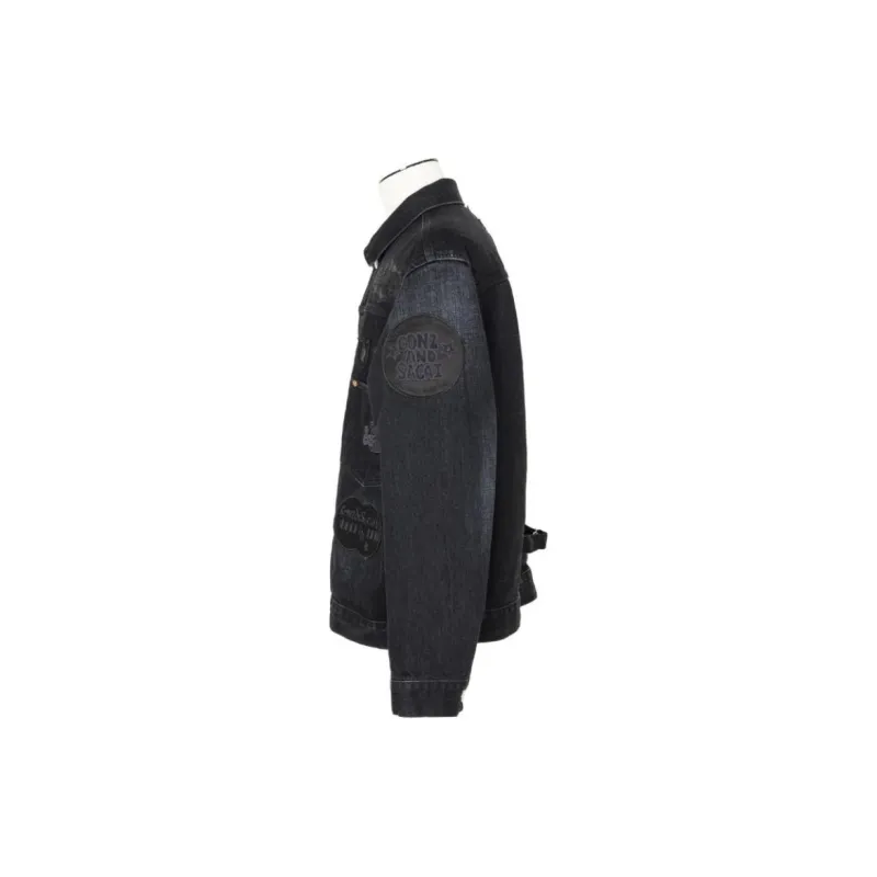 Sacai Appliqué logo Denim Jacket-2
