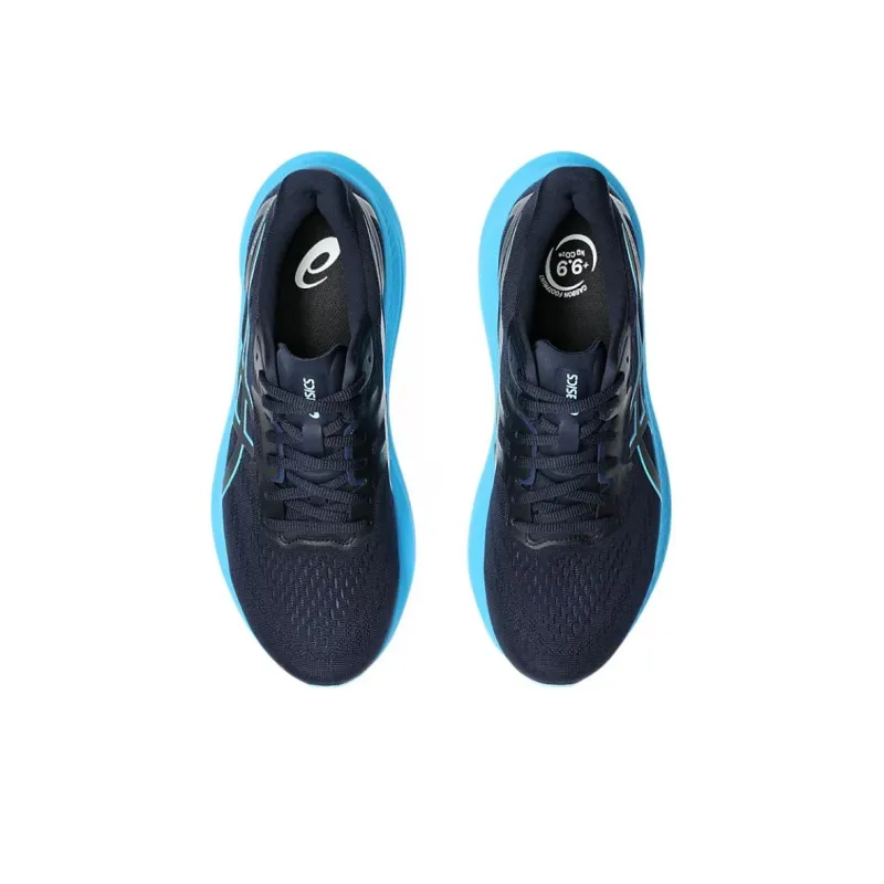 Asics GT 2000 12 Cushioning, Slip Resistant, And Abrasion Resistant Low Top Running Shoes Men's Black Blue-2