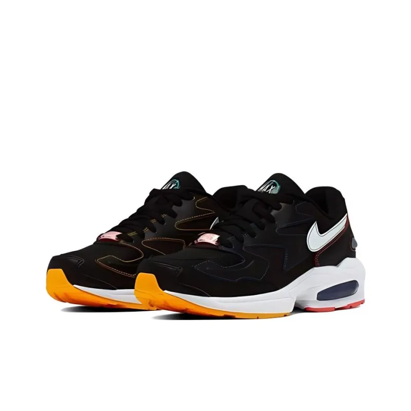 Nike Air Max2 Light Black Contrast Stitching Women's-2