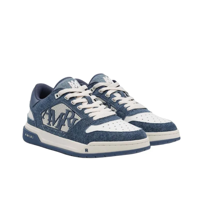 AMIRI Low Top Skateboard Shoes Men's Blue-2