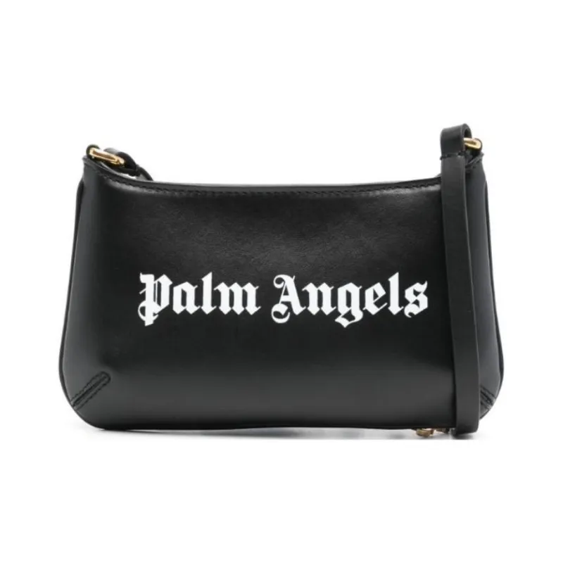 PALM ANGELS Logo Printed Zipped Crossbody Bag-0