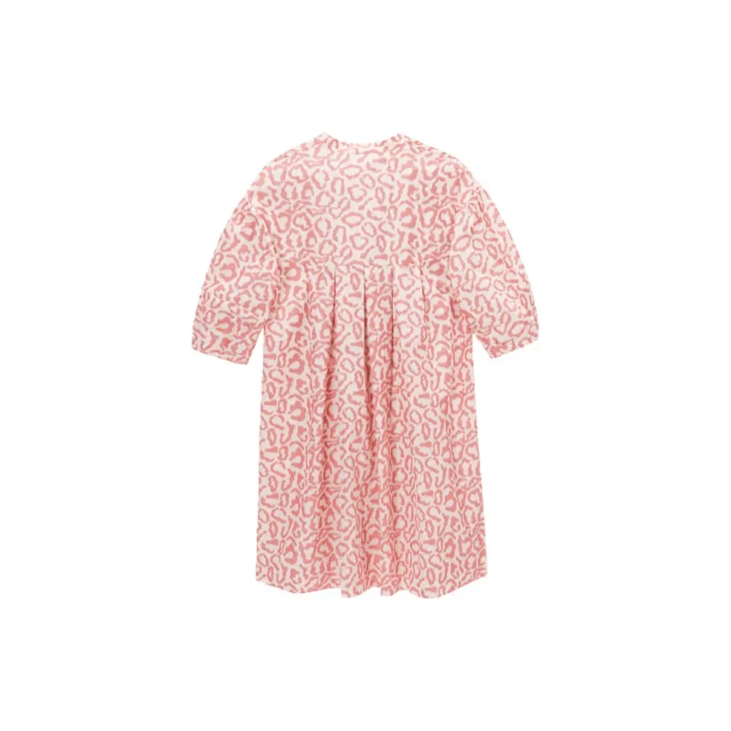 ZIOZIA Short Sleeved Dress Women's Pink-1