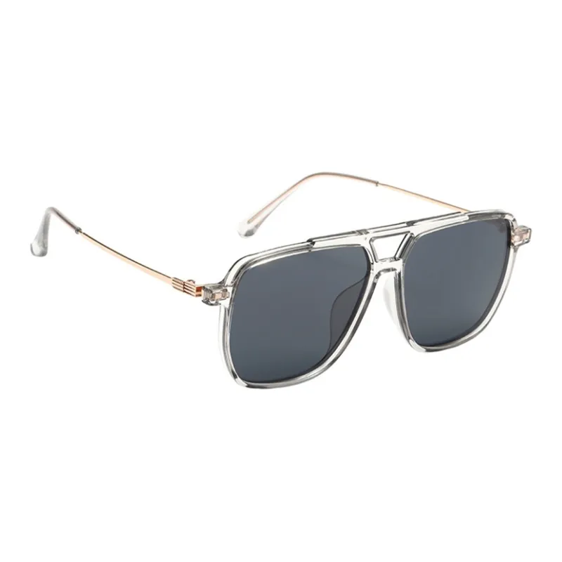 BSELEON TR/Memory Plastic Round Sunglasses Unisex-9