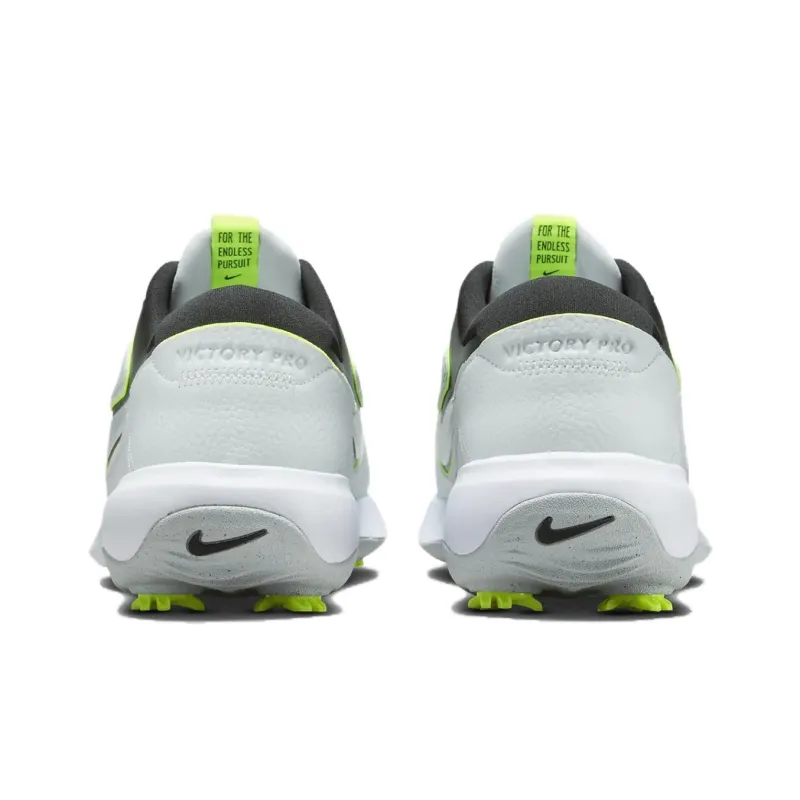 Nike Victory Pro 3 Cushioning, Slip Resistant, And Abrasion Resistant Low Top Golf Shoes Men's White Green-3