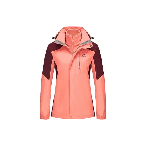 Tectop Windbreaker Jackets Women's Dusty Pink