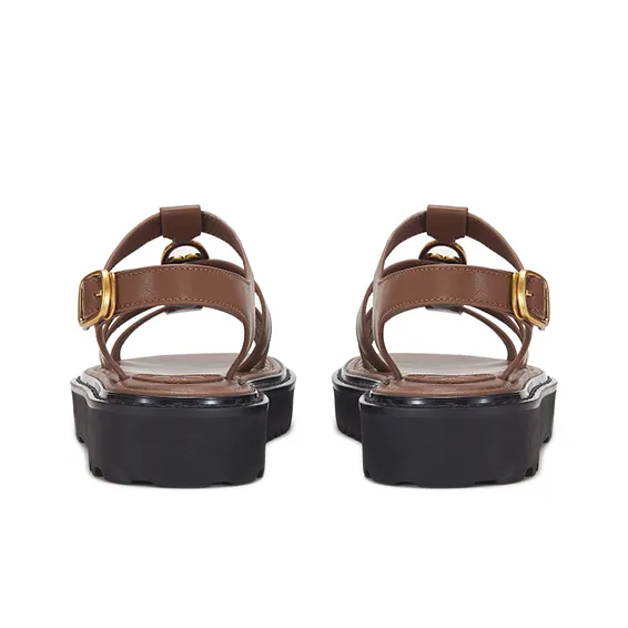 Teenie Weenie Roman Sandals Women's Brown-4