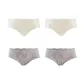 4 Pack (Pearl White+Pearl White+Dusty Gray+Dusty Gray)
