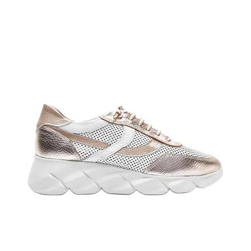 24hrs Low-Top Casual Shoes Women's White Gold-1