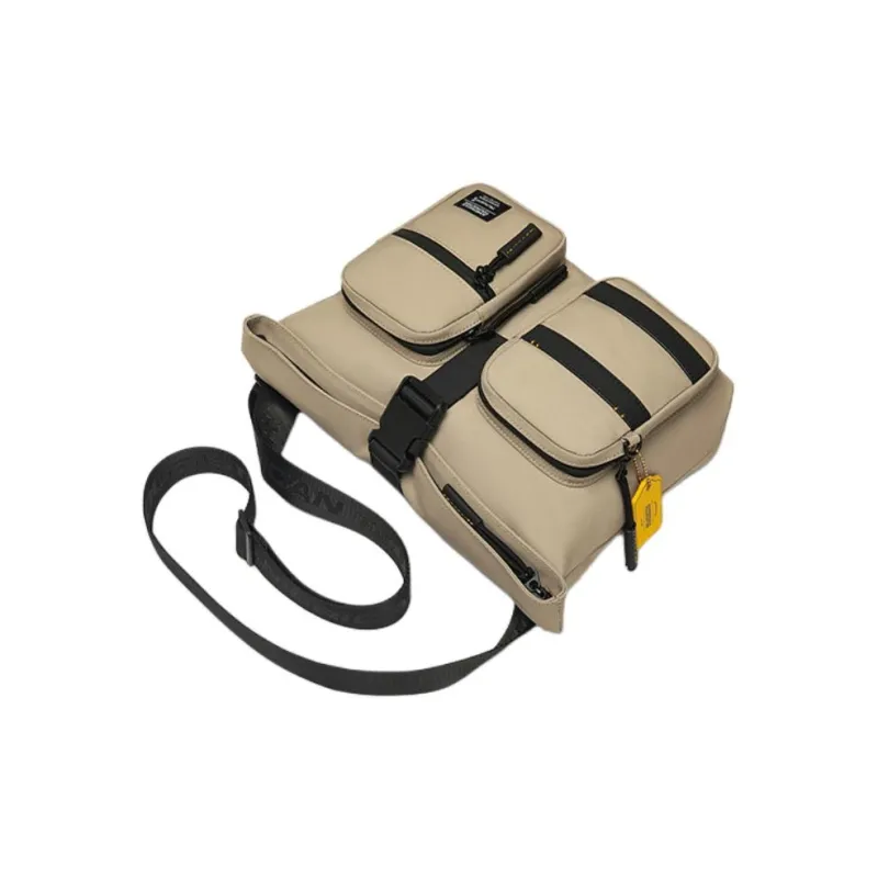 AMERICAN TOURISTER Fabric With Microfiber Leather Crossbody Bag Shoulder Bag Small Size Men's Multicolor-9