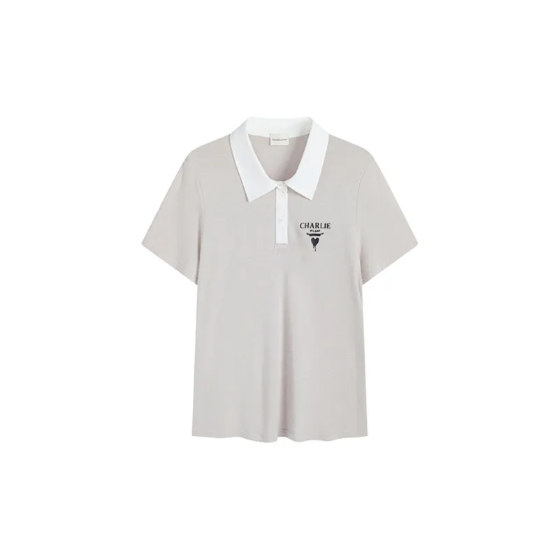 Charlie Luciano Polo Shirt Unisex Ecru-0