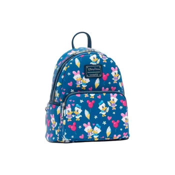 Disney Polyurethane Backpack Mini Women's Blue