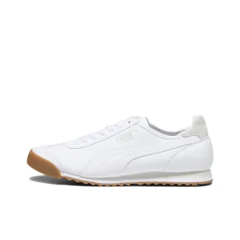 PUMA Roma Anti Slip Wear Resistant Low Top Casual Shoes Unisex White