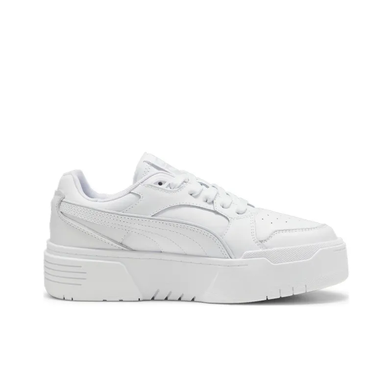 PUMA California Lwt Anti Slip Wear Resistant Low Top Casual Shoes Women's White-1