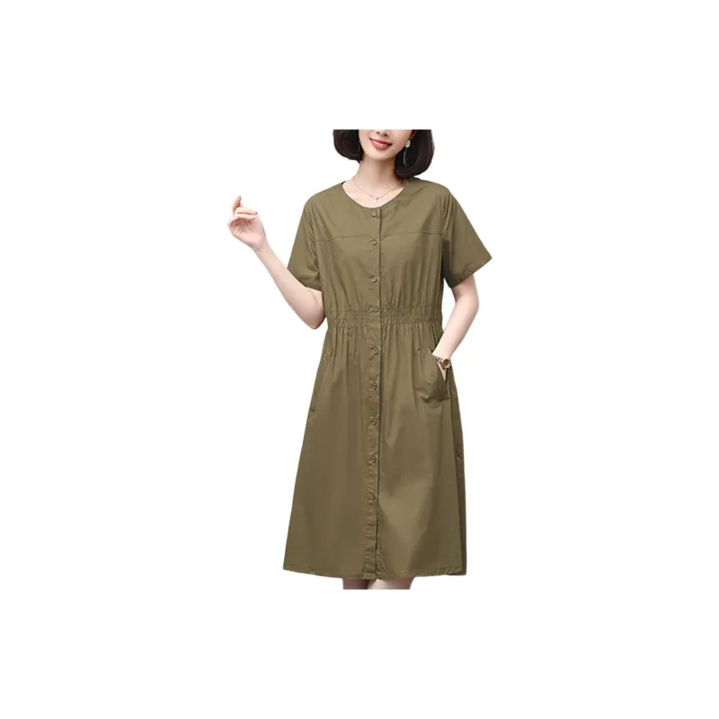 Mula Short Sleeved Dresses Women's-7