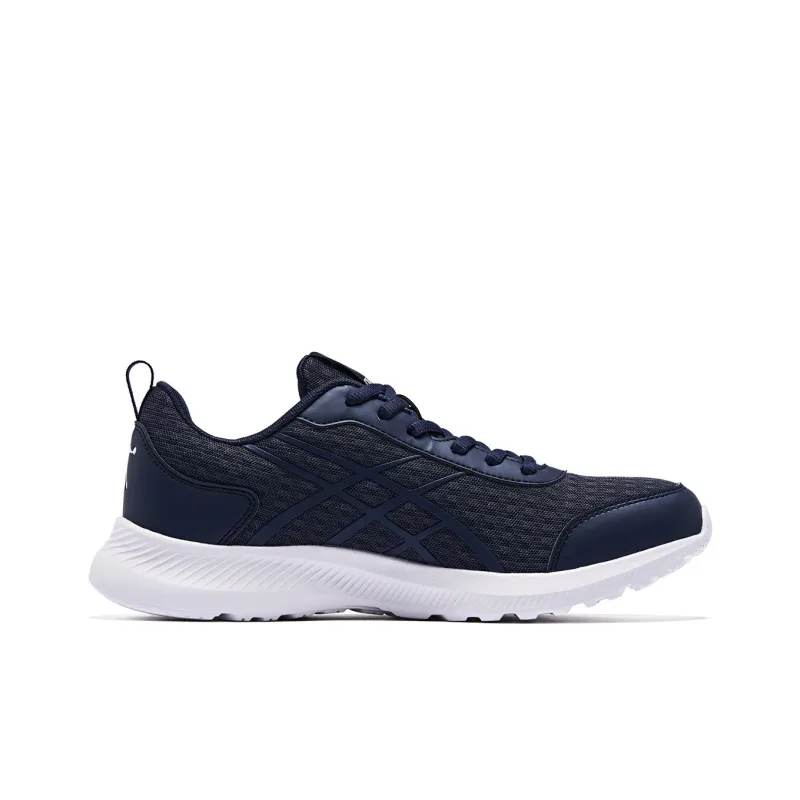 QIAODAN Cushioning Wear-Resistant Low-Top Casual Running Shoes Men's Blue White-1