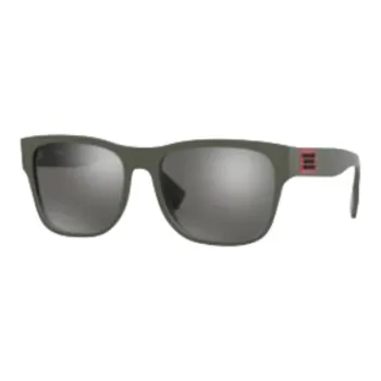 Burberry Subject To Official Website Rectangular Sunglasses Unisex Green