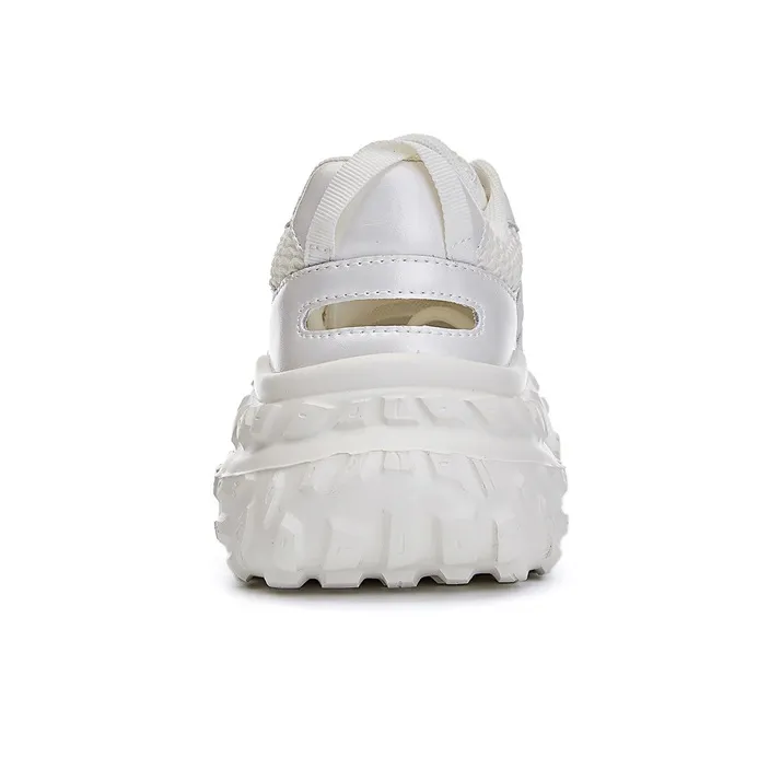 La Chapelle Slip Resistant, Abrasion Resistant, Breathable, Lightweight Low Top Chunky Sneakers Women's-4