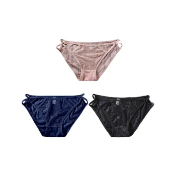 Flowers In Water Underpants Women's 3 Pack