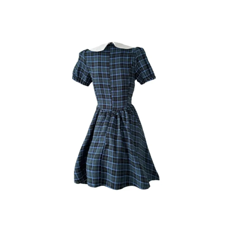 ZCDECO Short Sleeved Dress Women's Blue-1