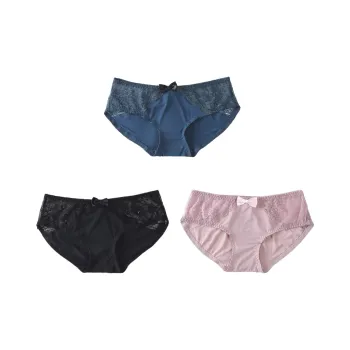 Flowers In Water Underpants Women's 3 Pack