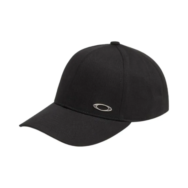 Oakley Cotton Baseball Caps Men's Black-0