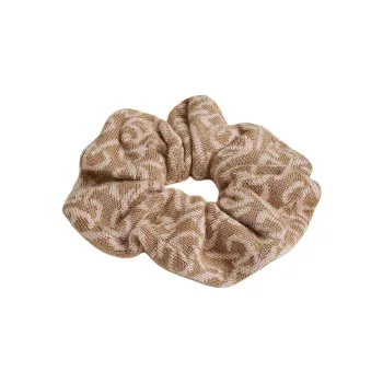 HERMES Hair Tie Women's Beige/Rose