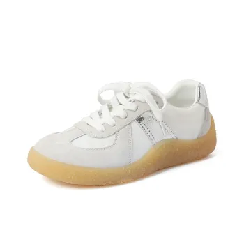 JOSINY Soft-Soled German Army Trainers Lightweight Low-Top Skateboard Shoes Women's