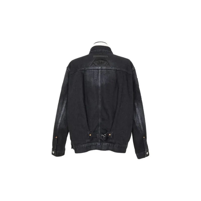 Sacai Appliqué logo Denim Jacket-1