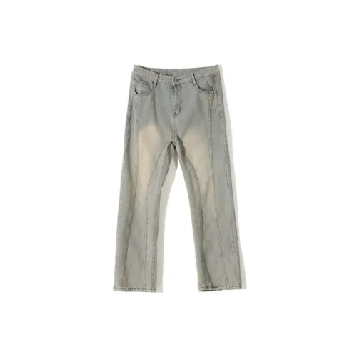 Cotton shopping Jeans Men Yellow Mud