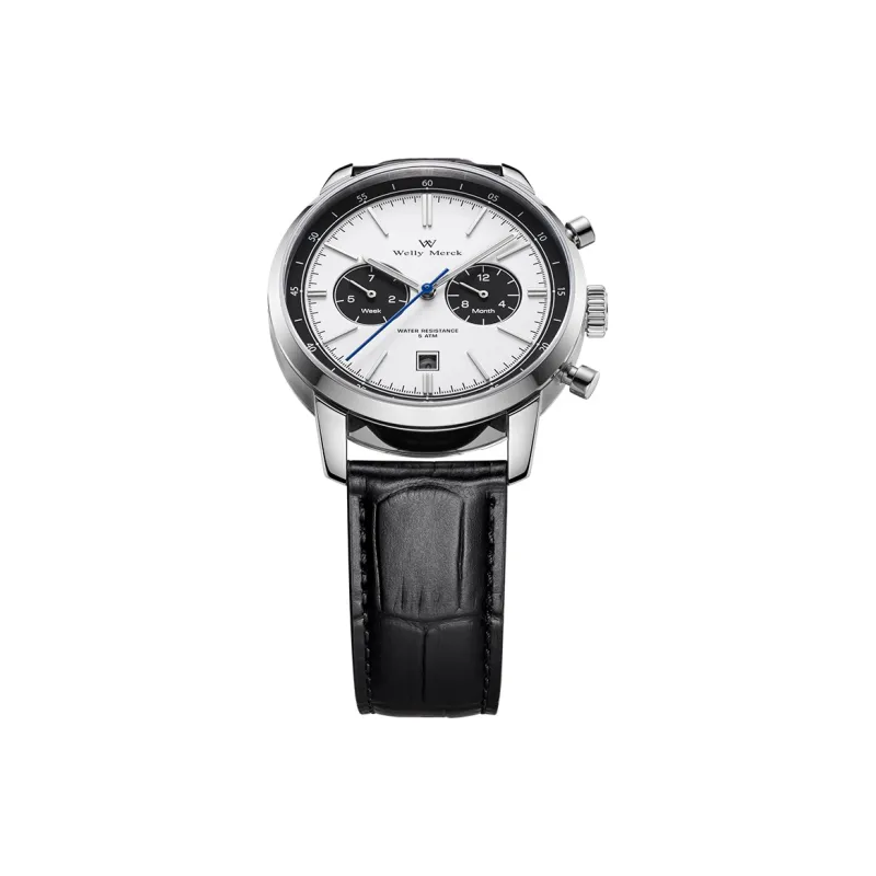 Welly Merck Automatic Mechanical Movement Men's Watches White Dial-6