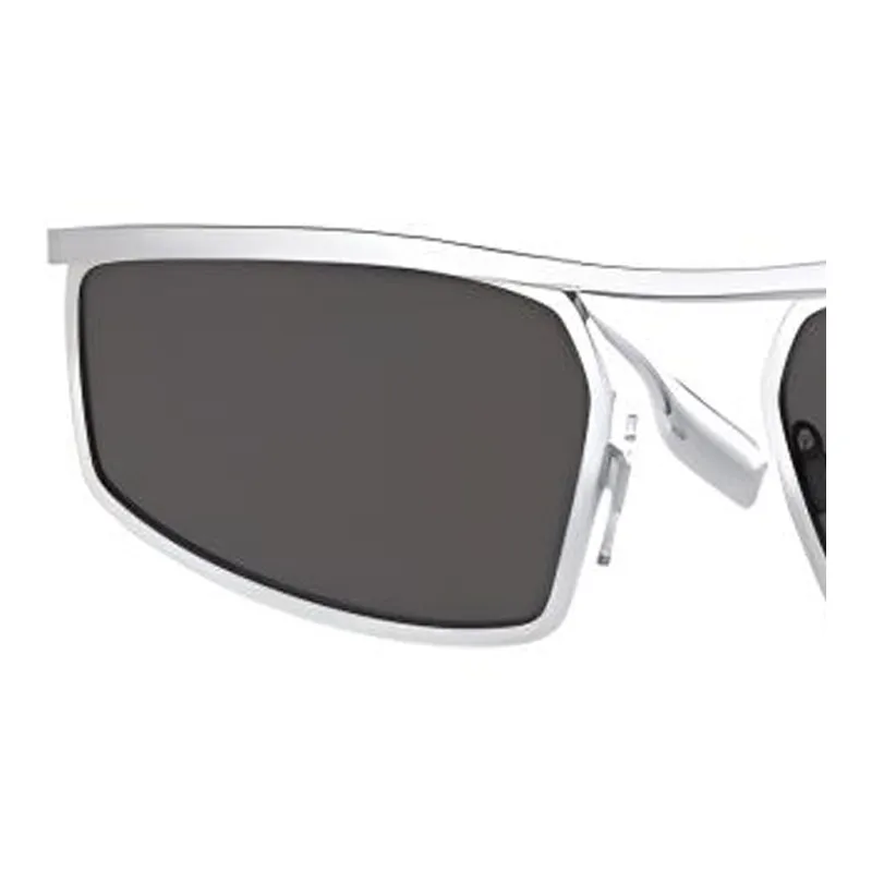 Burberry Subject To Official Website Irregular Shape Sunglasses Women's Silver-1