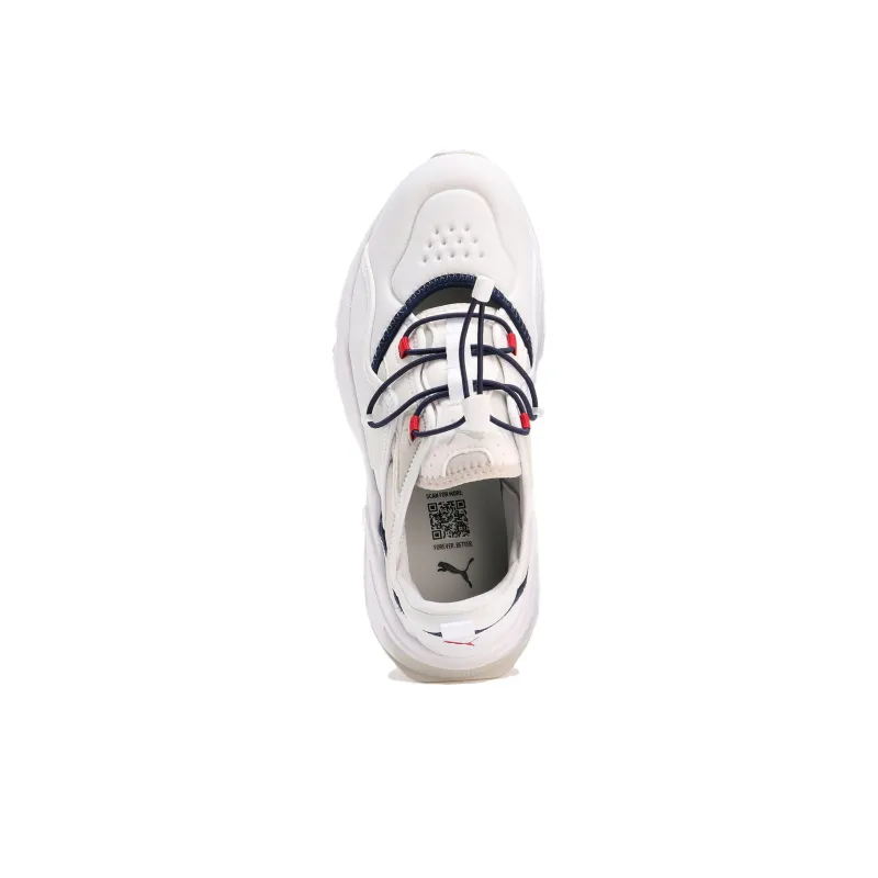 PUMA Orchid Anti Slip Wear Resistant Low Top Casual Running Shoes Women's White-3