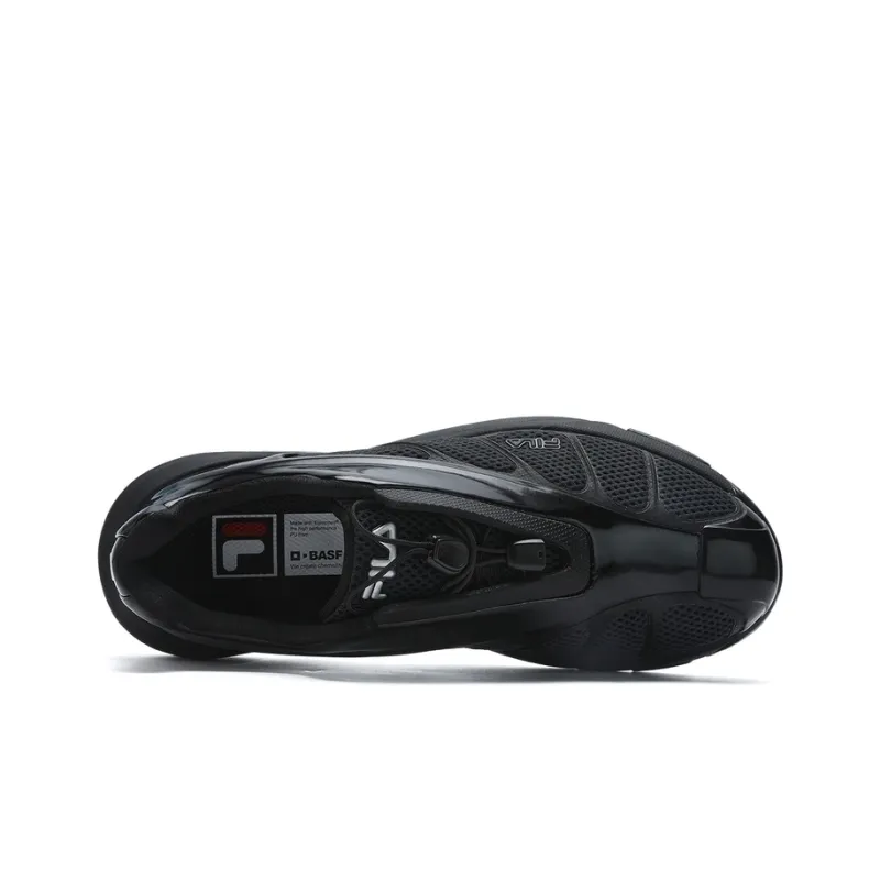 FILA Wear Resistant Low Top Casual Shoes Women's Black-1