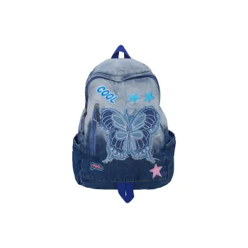 KAMLUI Nylon Fabric Backpack Regular Unisex Blue