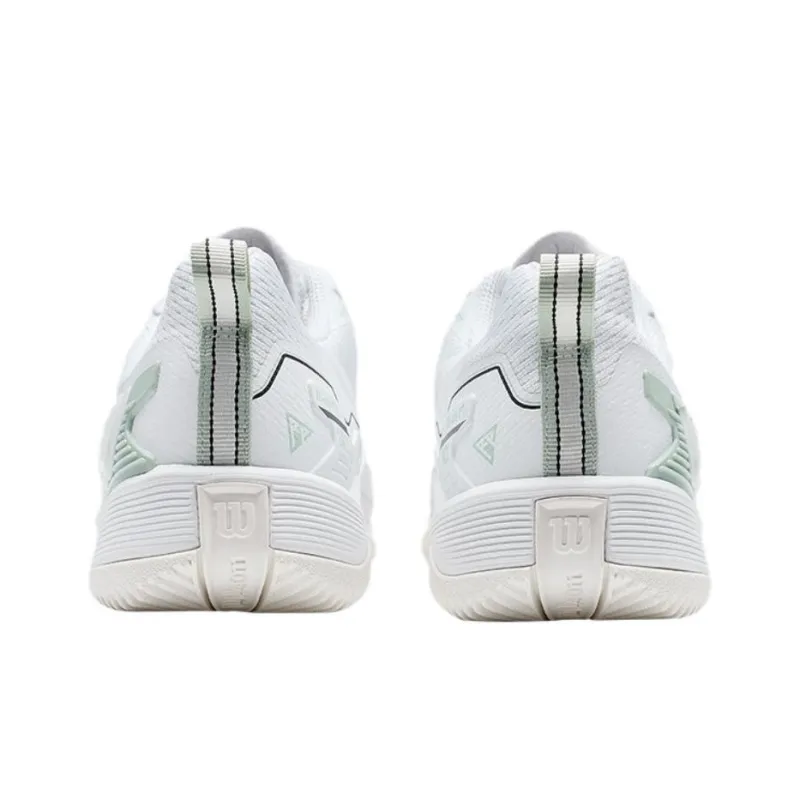 Wilson RUSH PRO 4.5 Support Abrasion Resistant Low Top Tennis Shoes Women's White Green-3