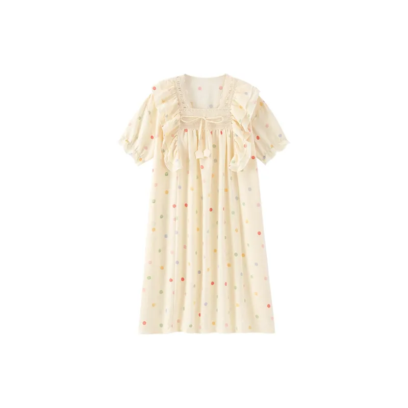 O'MESIK Nightgown Women's Apricot-0
