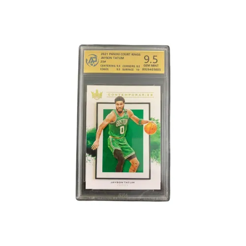 PANINI 2020 21 Panini Court Kings Oil Painting Jayson Tatum Celtics Small Frame Canvas Cut Graded Cards 1 Pc
