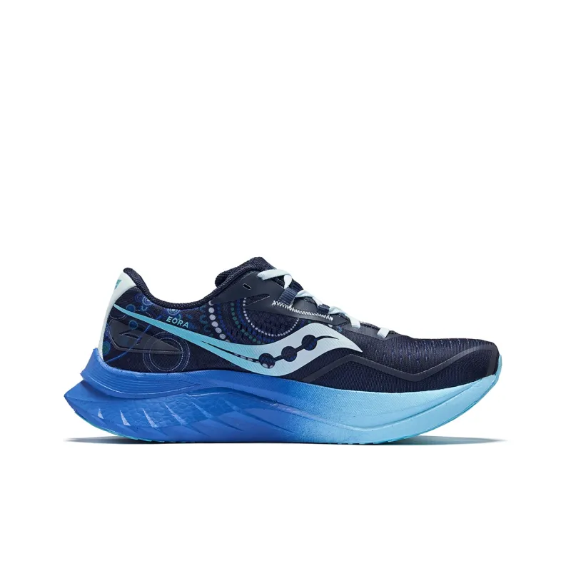 Saucony Endorphin Speed Brown 4 Low Top Running Shoes Unisex Dark Blue Light Blue-1