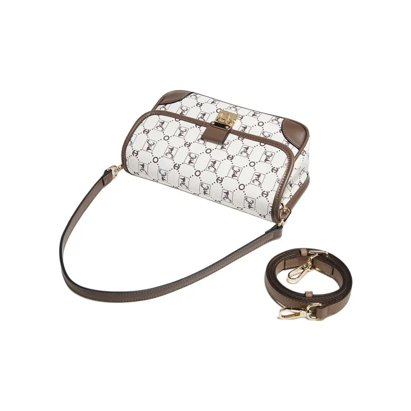 Marino Orlandi Synthetic Leather Crossbody Bag Shoulder Bag Handbag Shoulder Bag Women's Coffee/Apricot-10
