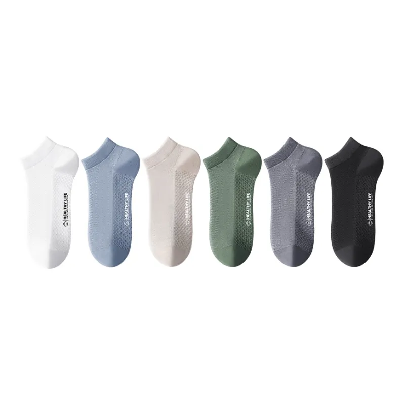 H YXIANG Ankle Socks Men's 6 Pack-1
