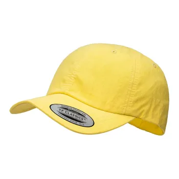 FLEXFIT Cotton Baseball Caps Unisex Yellow